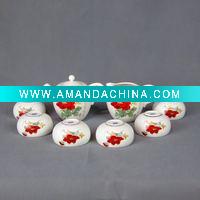 handmade ceramic tea set
