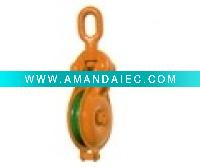 Wholesale ybo type orange snatch block(wire rope snatch block)