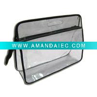 Wholesale PVC Packaging Bag with Fabric Zipper