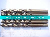 Wholesale HSS cobalt twist drill bits,fully ground,amber,DIN338