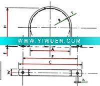 Wholesale light weight pipe saddle