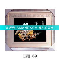 Wholesale reed paintings, craft art reed pictures