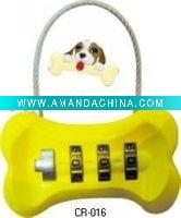 Wholesale bone shape combination padlock