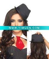 Wholesale striped mini fedora(BSH-0379)