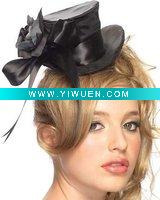 Wholesale satin black mini top hat(BSH-0377)