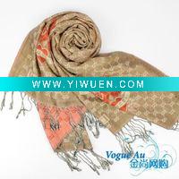Wholesale 2011 New Arrival brandname 100%Cotton long letter Scarf Shawl Pashmina Pink Orange Green Rosy White
