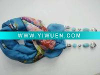 2011 spring unique fashion polyester pendant scarf