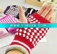 Wholesale fashion cotton glove,knitted glove,ladies' glove,fashion glove