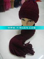 Wholesale hat&scarf set