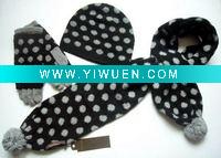 Wholesale scarf hat glove