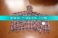 Wholesale acrylic check scarf acco-09-3945