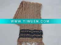 Wholesale acrylic fold scarf acco-09-3910-2
