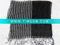 Wholesale popular linen scarf acco-09-3926