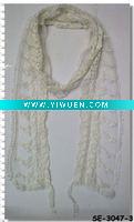 Wholesale 2011 Fahion Lady Lace Scarf(SE-3047-3)