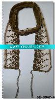 Wholesale 2011 Fahion Lady Lace Scarf(SE-3047-4)