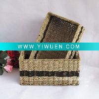 Wholesale Exquisite seagrass laundry storage hamper