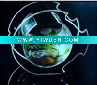Wholesale round acrylic mini fish tank