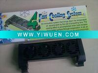 Wholesale Aquarium fan,4fans Aquarium cooler,low noise fan