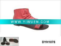 Wholesale 2011 new beaded orange color ladies fashion sandals