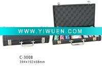 Wholesale 300pcs chip set in leather case