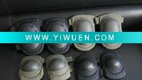Wholesale BO66black/green knee&elbow pads