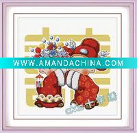 Wholesale cross stitch -- kt111 cross stitch artwork,hand embroidery