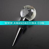 Wholesale unique crystal wine stopper MH-QT091