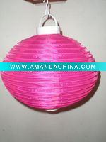 Wholesale battery operated silk lantern/portable hand lamp
