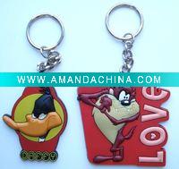 Wholesale 2011 Newfashioned soft pvc key chain