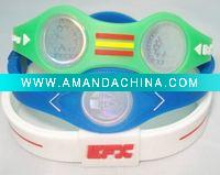Wholesale Fashion power silicone ion bracelet