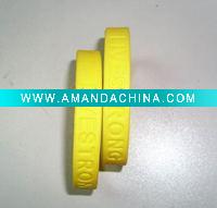 Wholesale live strong silicone bracelet