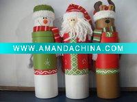 Wholesale santa snowman deer wine box