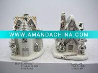 Wholesale christmas house porcelain