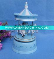 Wholesale wooden music box / carousel