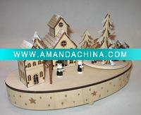 Wholesale Reindeer music box with LED light