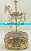 Wholesale Merry-go-round design Music Box MB021