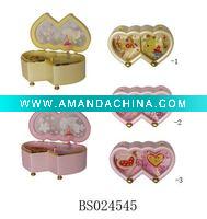 Wholesale Double heart-shaped musical box