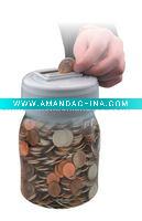 Wholesale LED display money jar