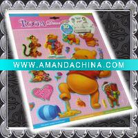 Wholesale 2011 HONGKAI NEW DESIGNS GLITTER SPONGE STICKER/ STICKER-PHOO