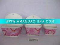 Wholesale wooden valentine basket