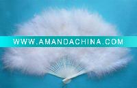 Wholesale Top Grade 100% Handmade Marabou Feather Fan