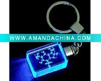 Wholesale Shinning crystal key chain