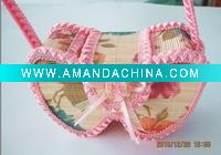 Wholesale bamboo product gift/bamboo handbag