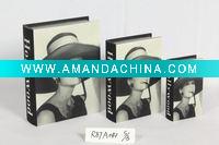 Wholesale decorative wooden book box