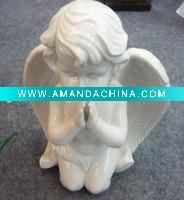 Wholesale ceramics kneel angel