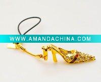 Wholesale Crystal fashion mobile phone pendant