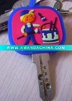 Wholesale custom 3d soft PVC key cover/ key cap