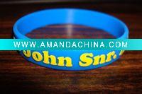 Wholesale 2011 OEM fashion hot selling silicone wristband