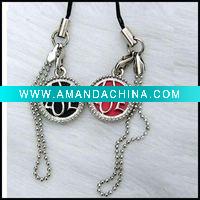 Wholesale Lover silver mobile chain,Lover gift