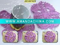 Wholesale crocheted kitchen cup mat pad
